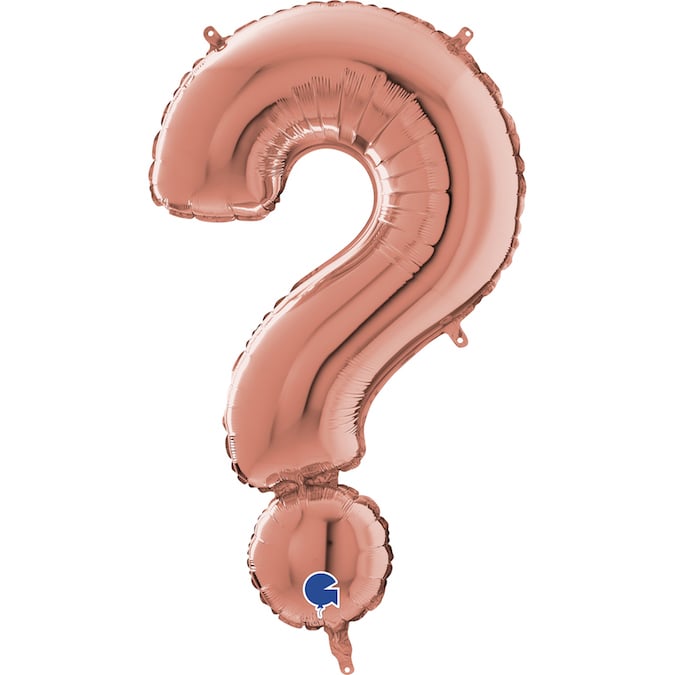 26" Symbol "?" Rosé Gold