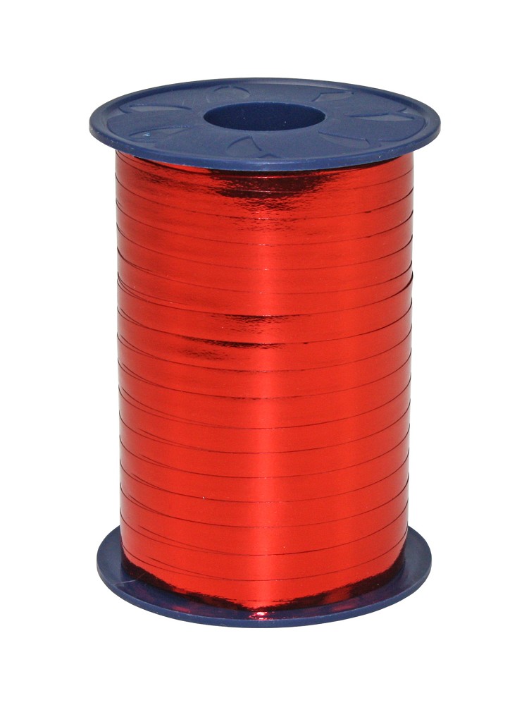Polyband 5mm Metallic Rot (400m)