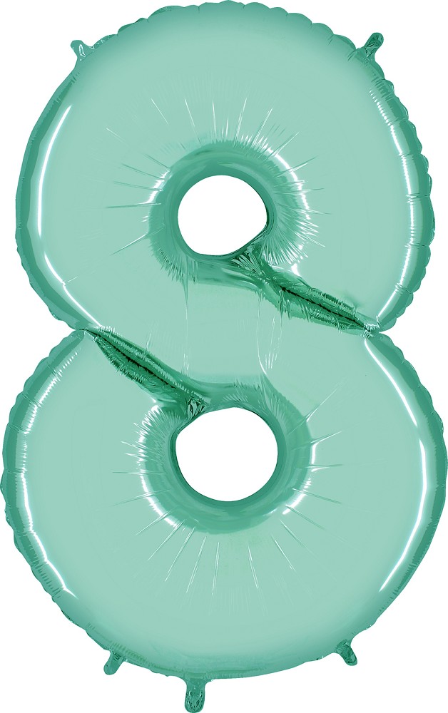 40" Folienzahl "8" Pastel Blue