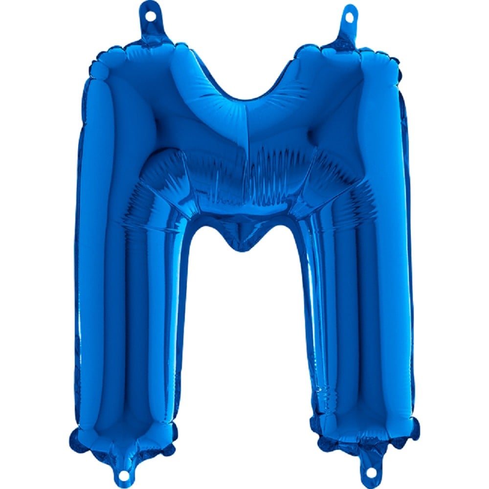 14" Folienbuchstabe "M" Blue