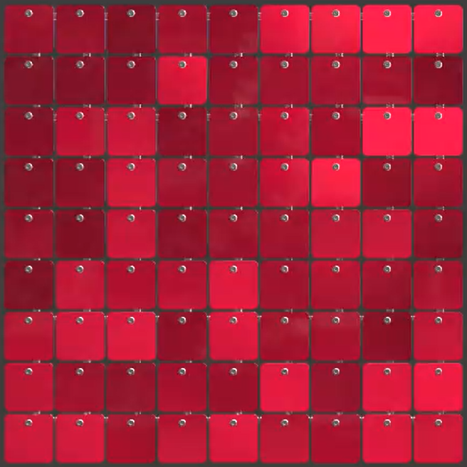SolaAir Sequin Wall Decor Standard (viereckig) - Pomegranate