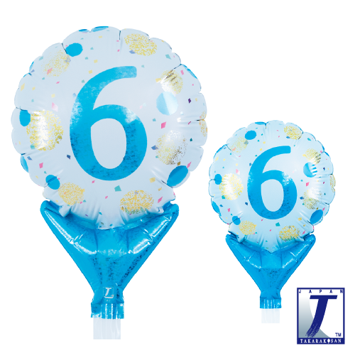 5" Gold & Blue Dots No. 6 (mit Ventil)