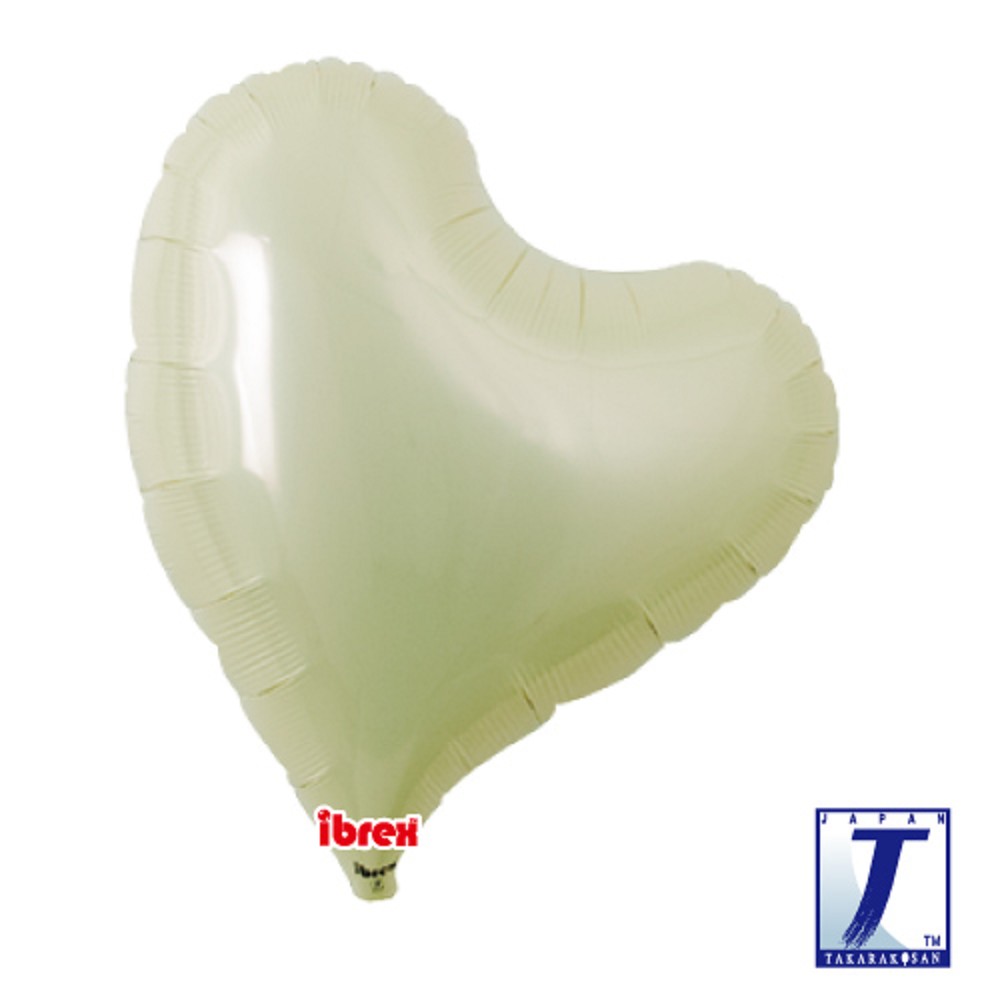 14" Sweet Heart Metallic Ivory (ibrex)
