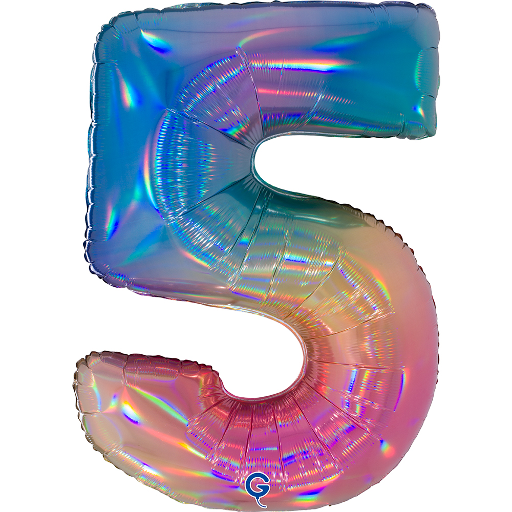 40" Folienzahl "5" Colourful Rainbow