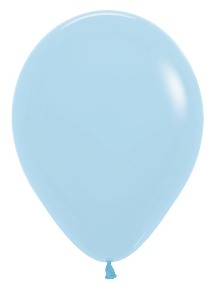 5" Pastel Matte Blue (50 Stück)