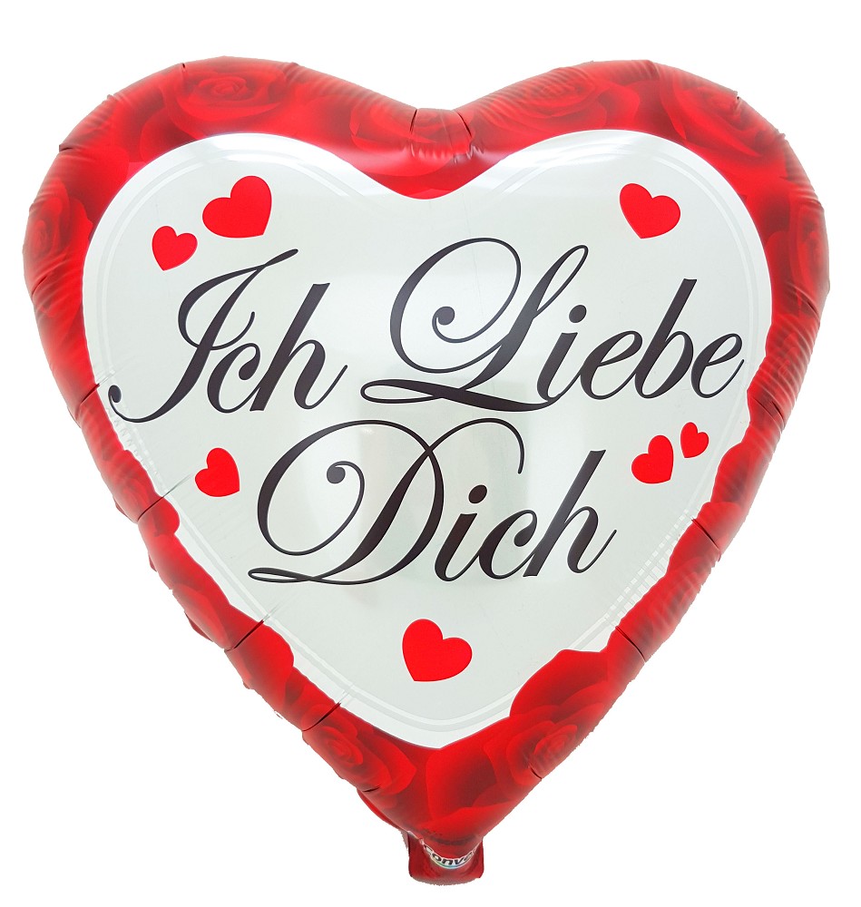18" Herz "Ich Liebe Dich" Rosen