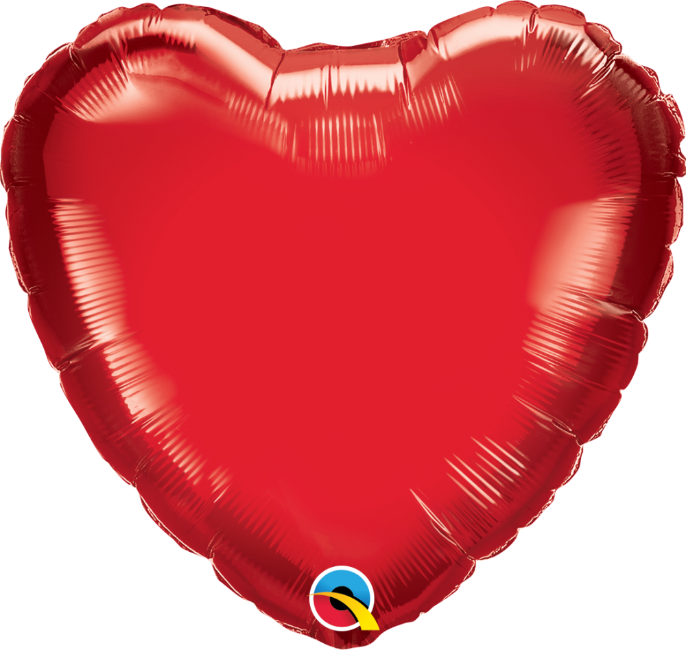 18" Heart Red (10 Stück)