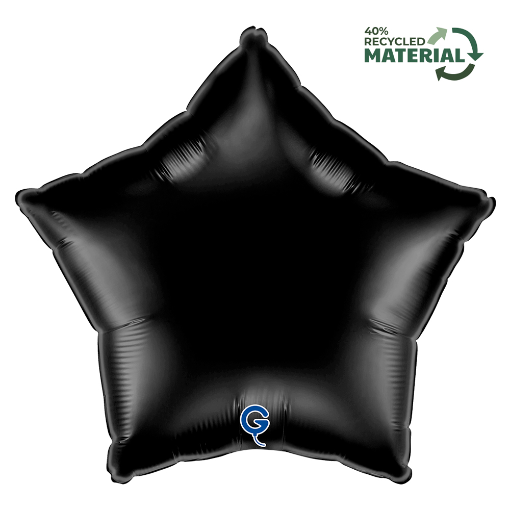 18" Stern Schwarz (unverpackt)
