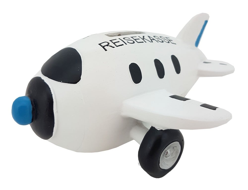Reisekostenflugzeug - Spardose