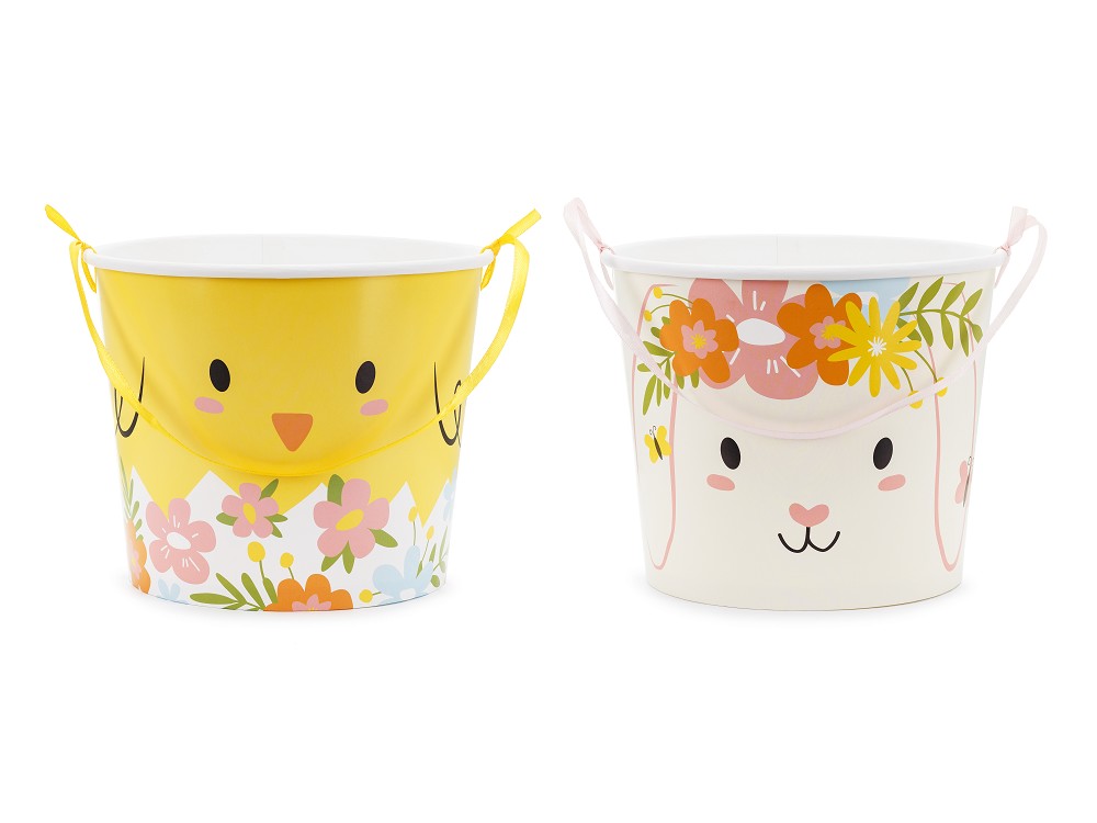Süßigkeiteneimer - Ostern Mix - 14cm - 2 Stk.
