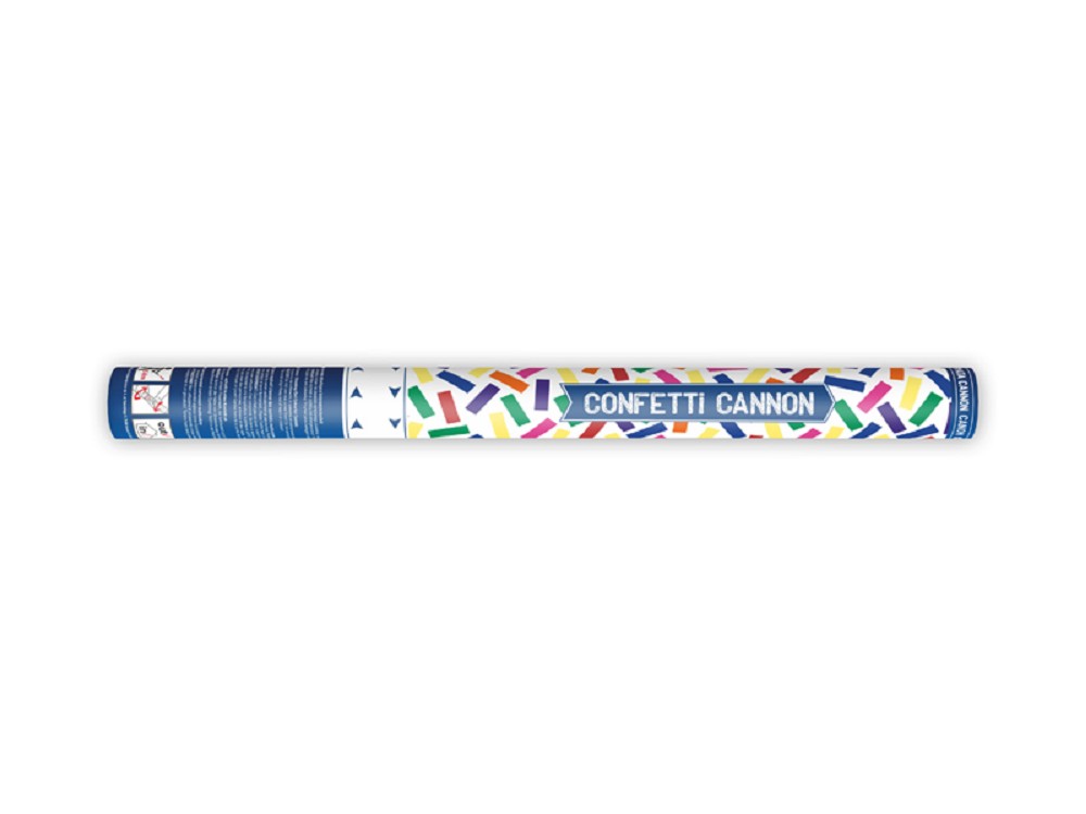 Konfettikanone - Bunte Papierstreifen - 60cm - 1 Stk.