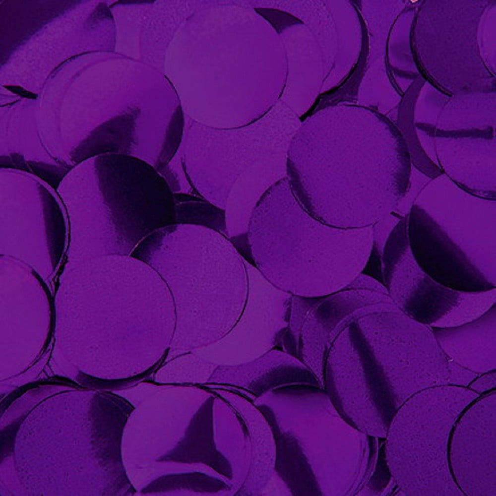 Folienkonfetti Rund 2cm Lila (15g)