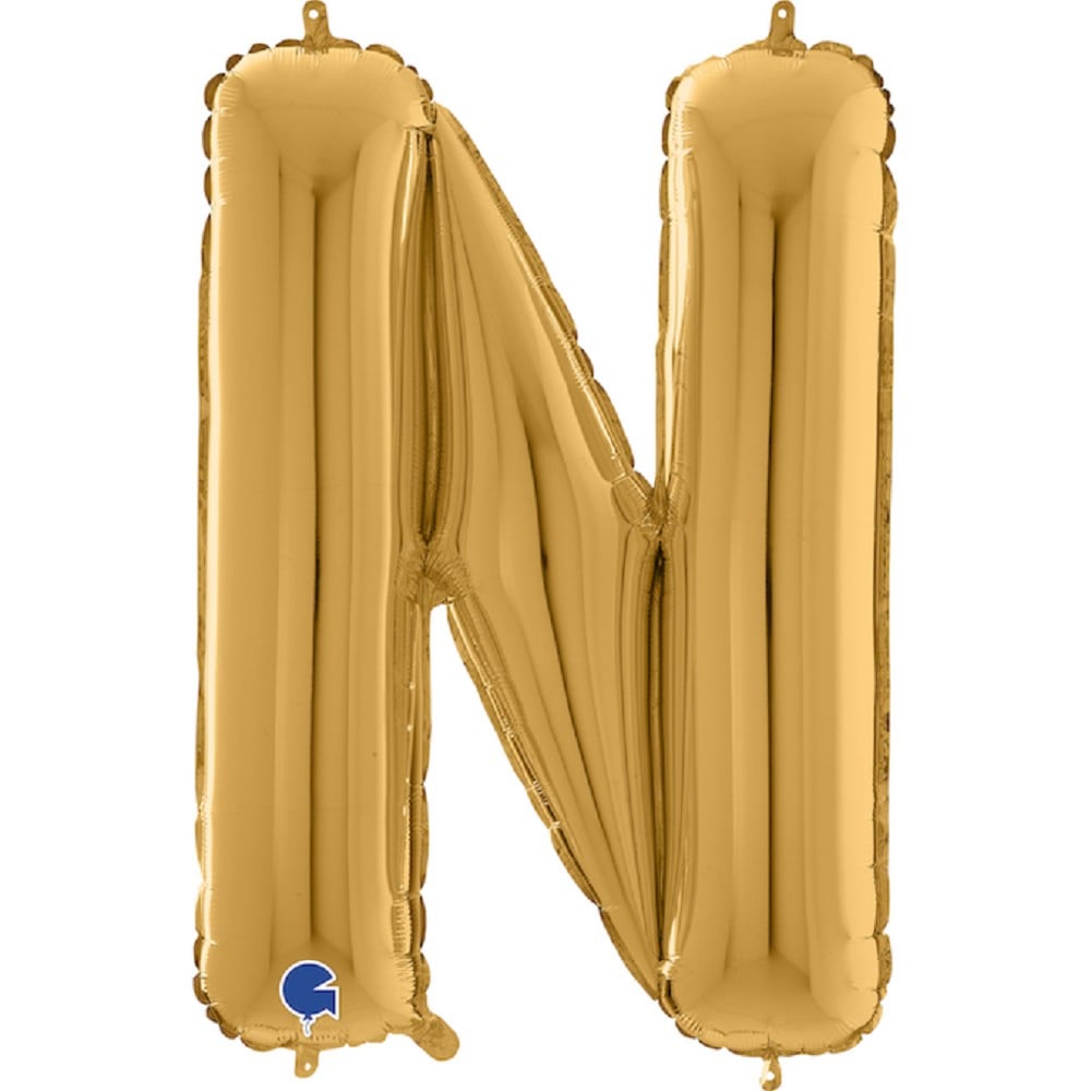 26" Folienbuchstabe "N" Gold (Altgold)