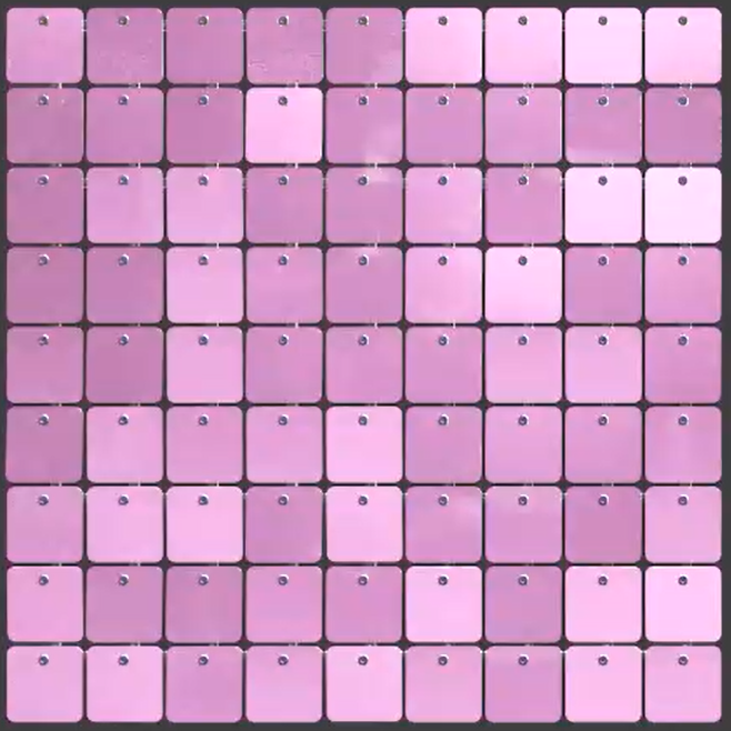 SolaAir Sequin Wall Decor Standard (viereckig) - Lilac
