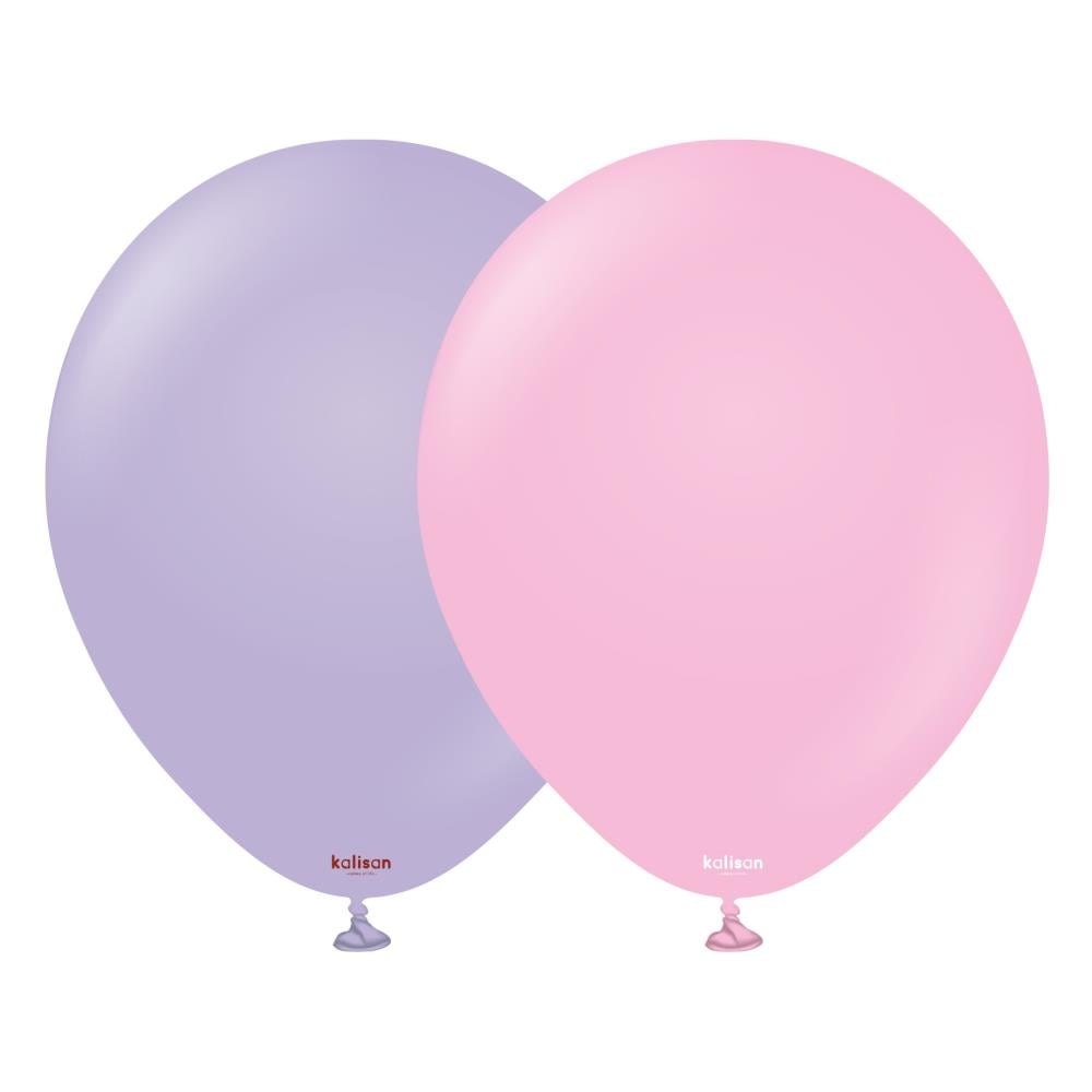 12" Standard Candy Pink/Lilac Assortment (100 Stück)