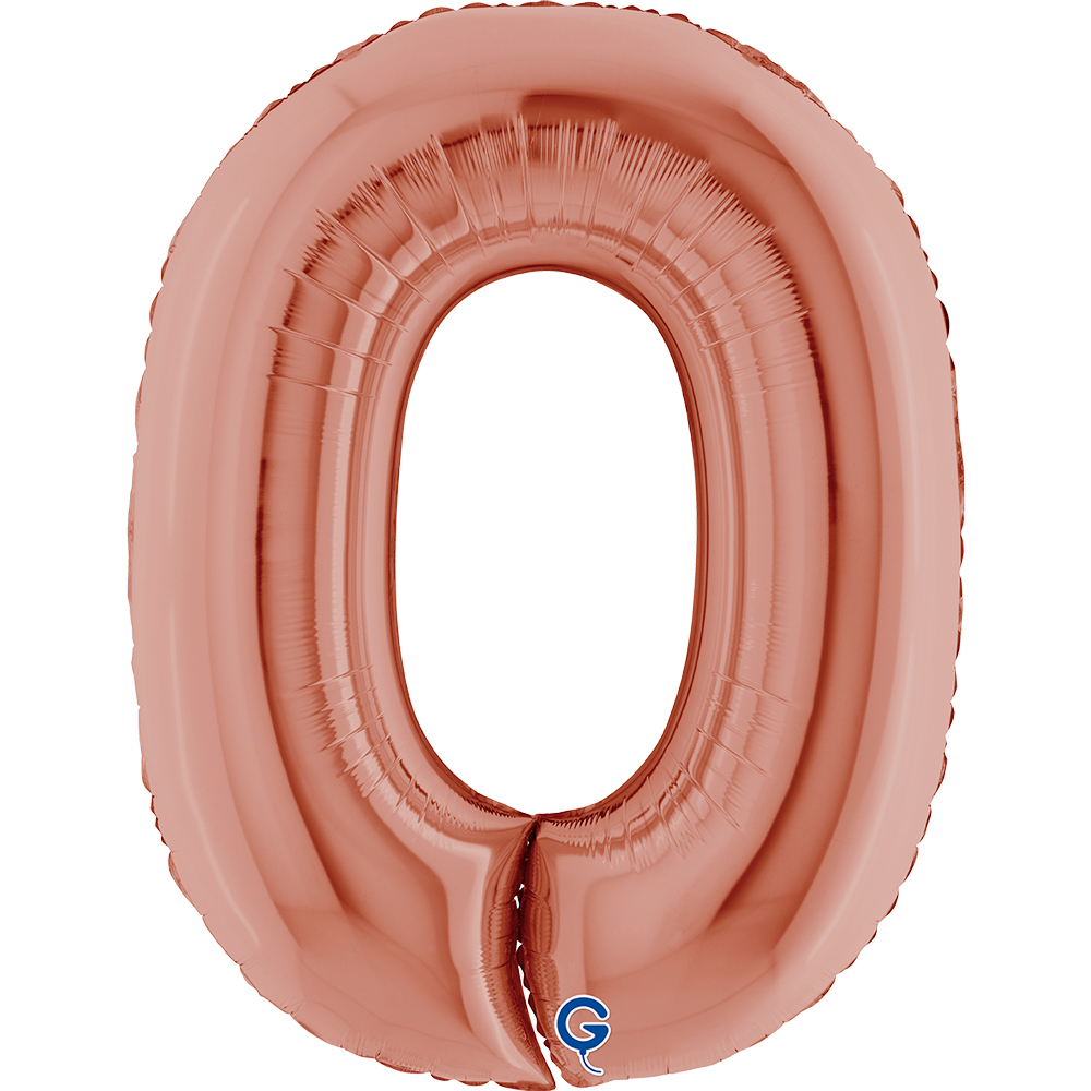 40" Folienzahl "0" Rosé Gold