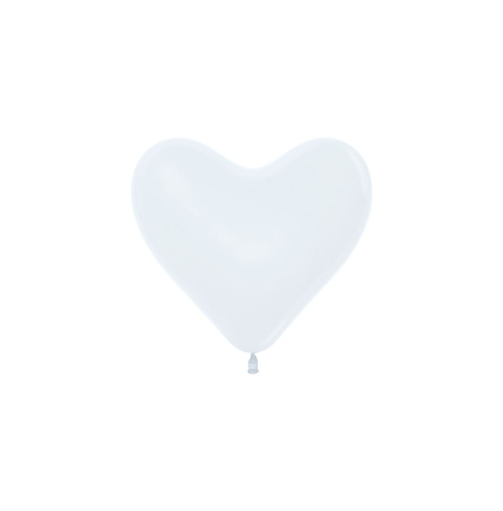 6" Heart - White (50 Stück) 6" Heart - White (50 Stück)
