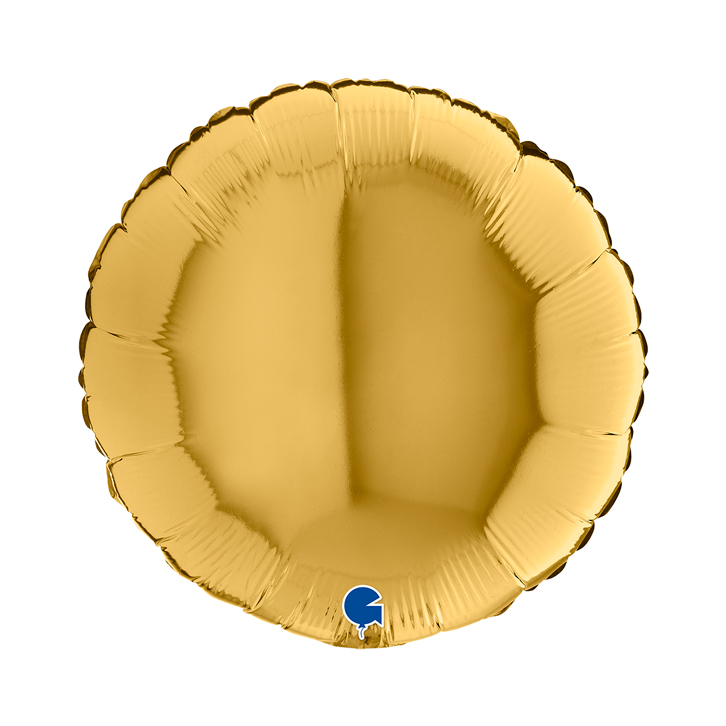 18" Rund Gold (unverpackt)