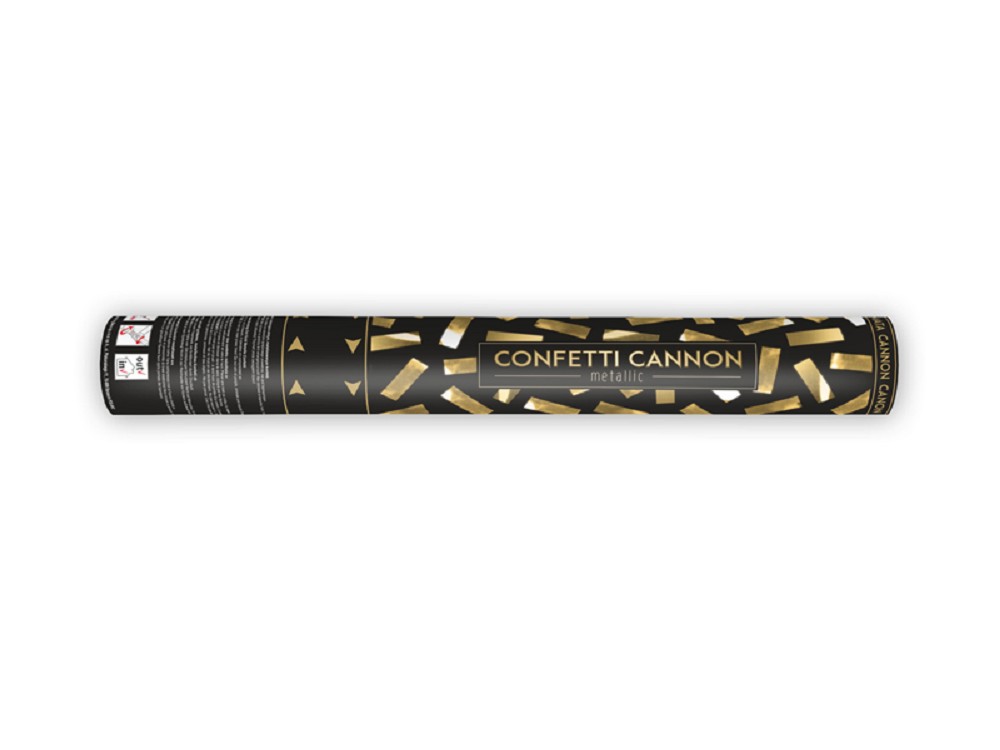 Konfettikanone - gold - 40cm - 1 Stk.