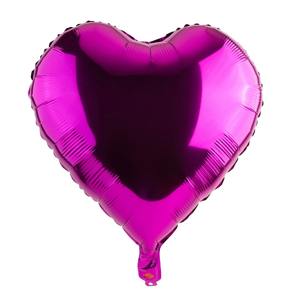 18" Herz magenta