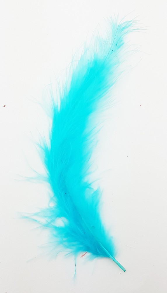 Schmuckfedern hellblau (100 Stk/Btl.)
