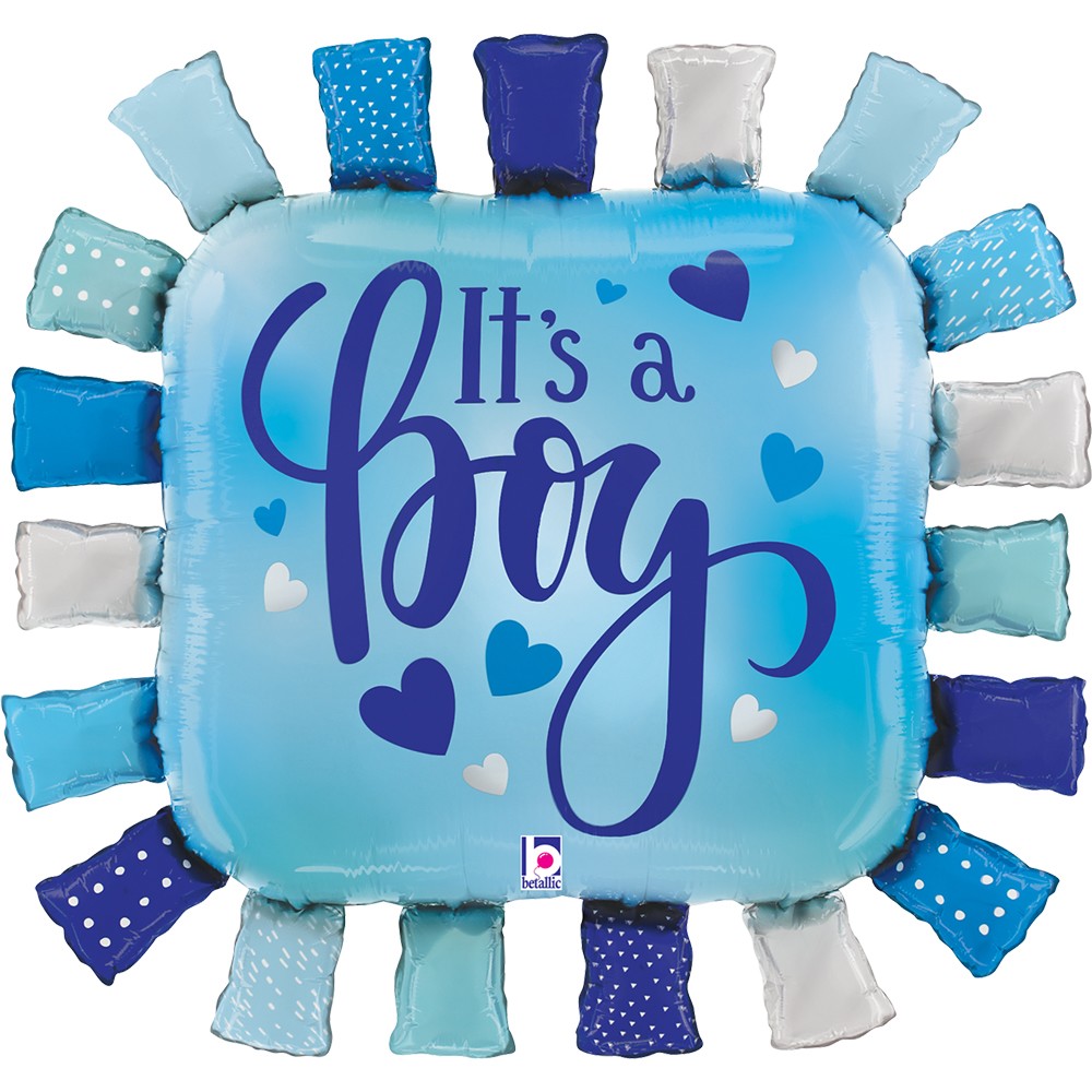 34" It's a Boy - Taggie Suqare