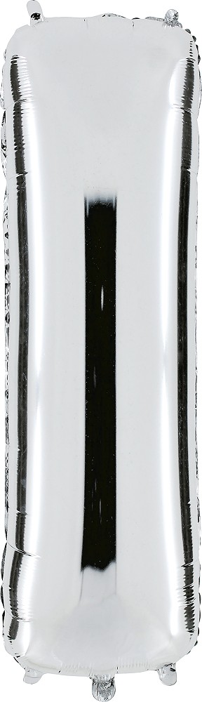 40" Folienbuchstabe "I" Silver