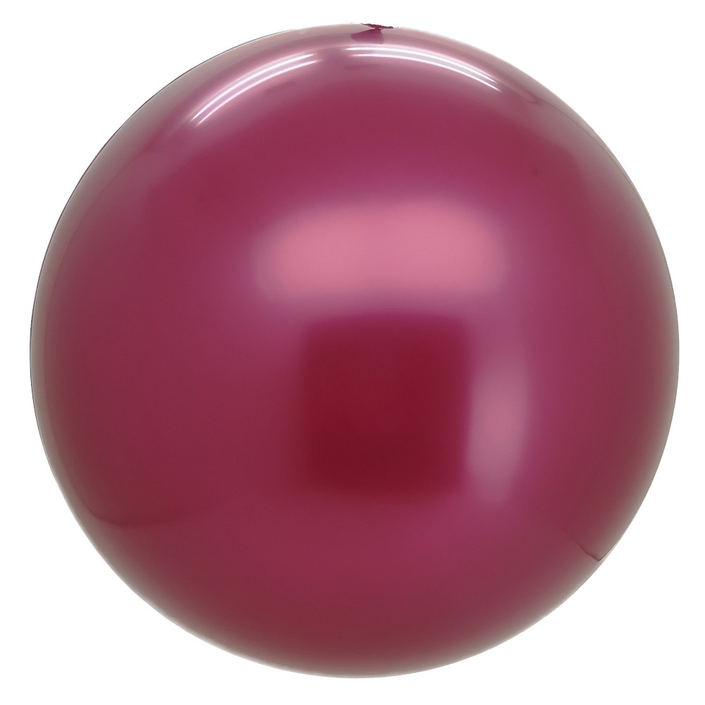 28" Mirror Globe bordeaux