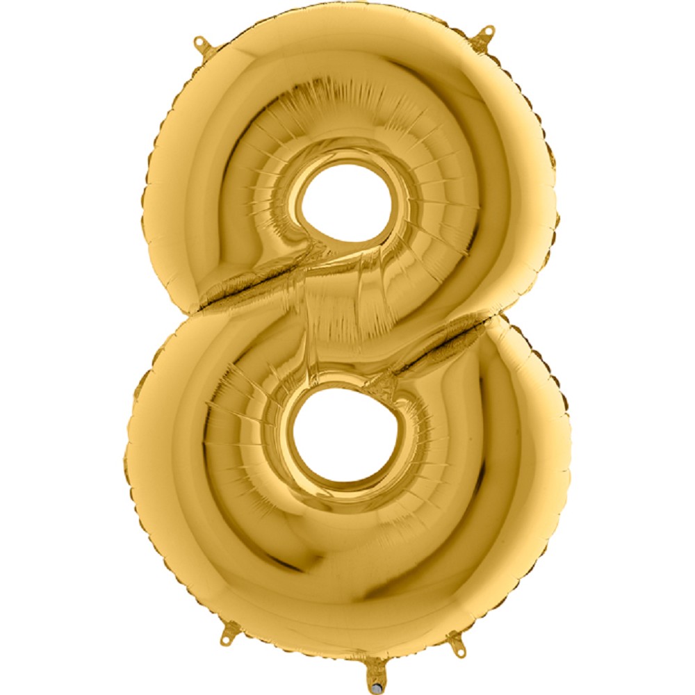 40" Folienzahl "8" Gold