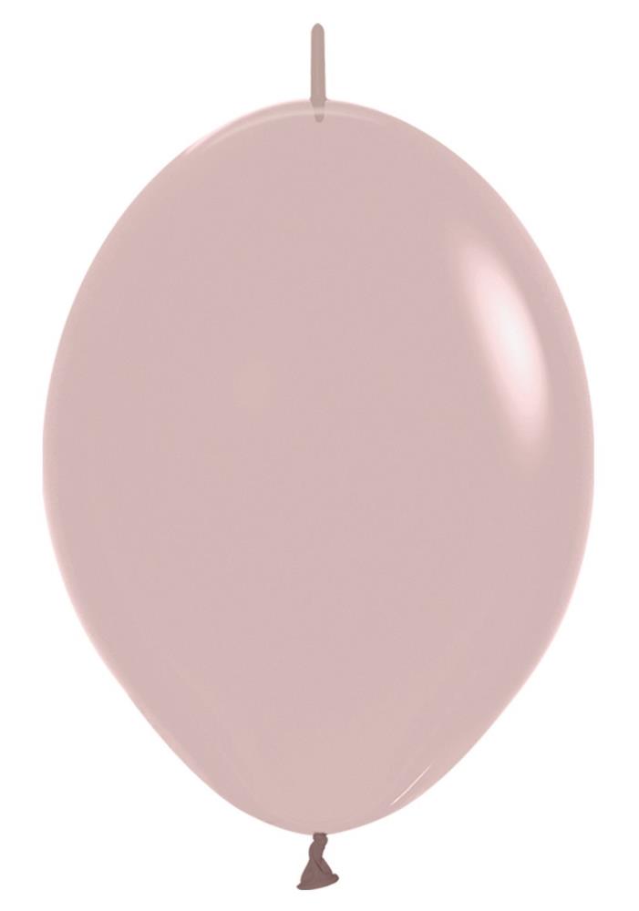 6" Link-o-loon Pastel Dusk Rose (50 Stück)