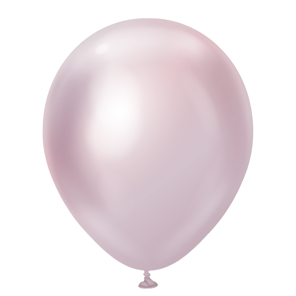 12" Mirror Pink Gold (50 Stück)