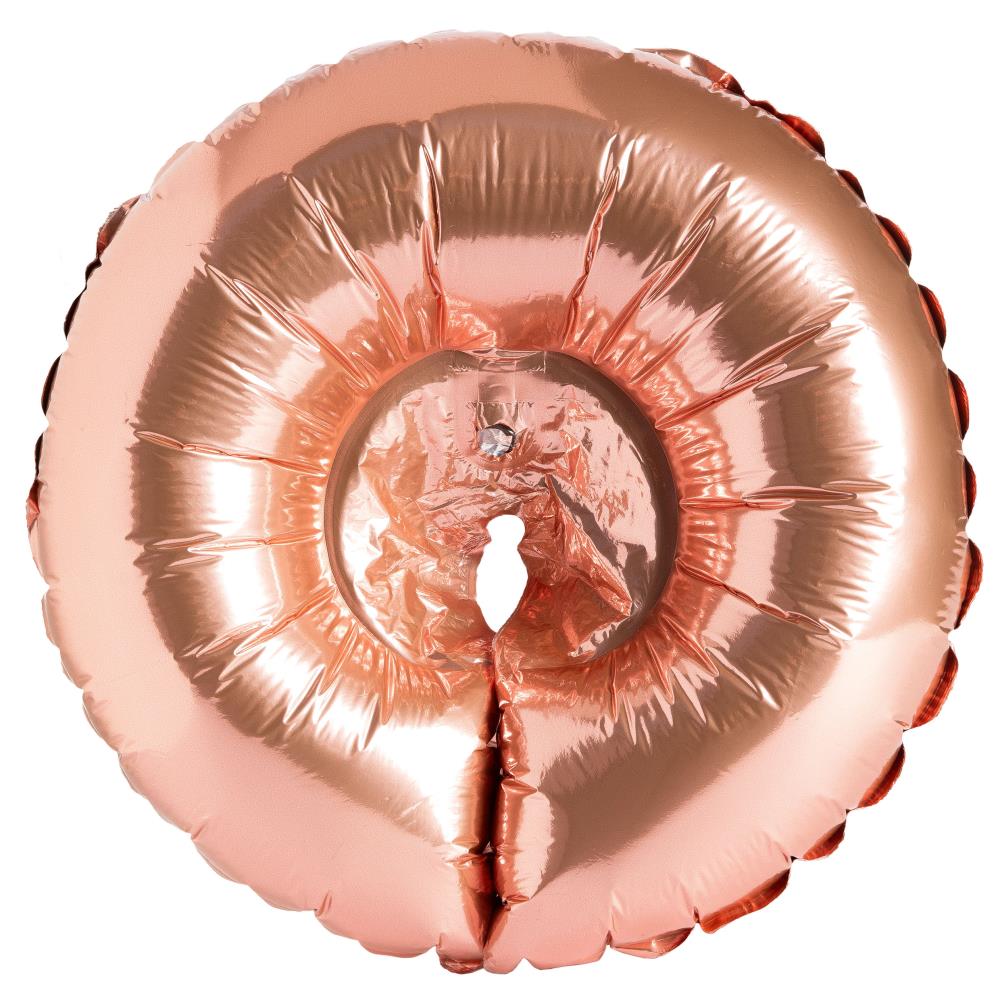12" Deco Circle Rose Gold
