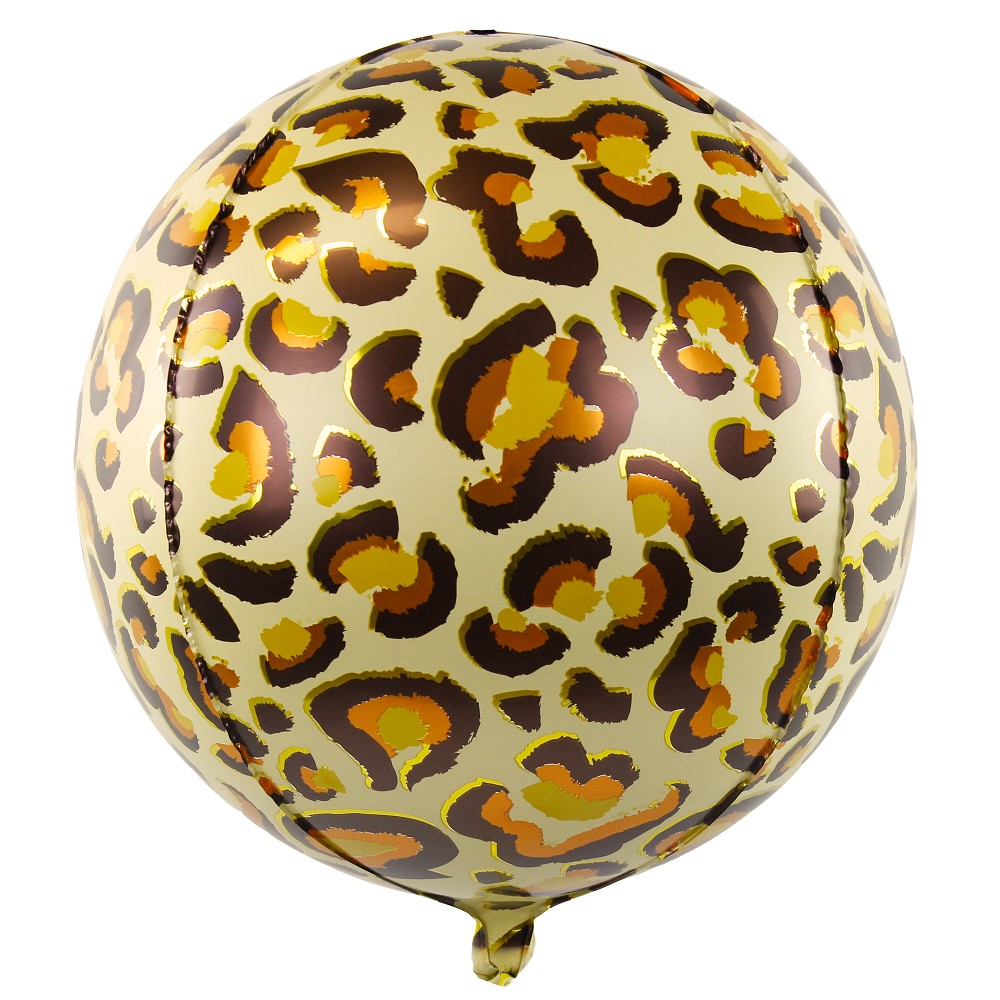 22" Deko-Kugel Leopard (mit Ventil)