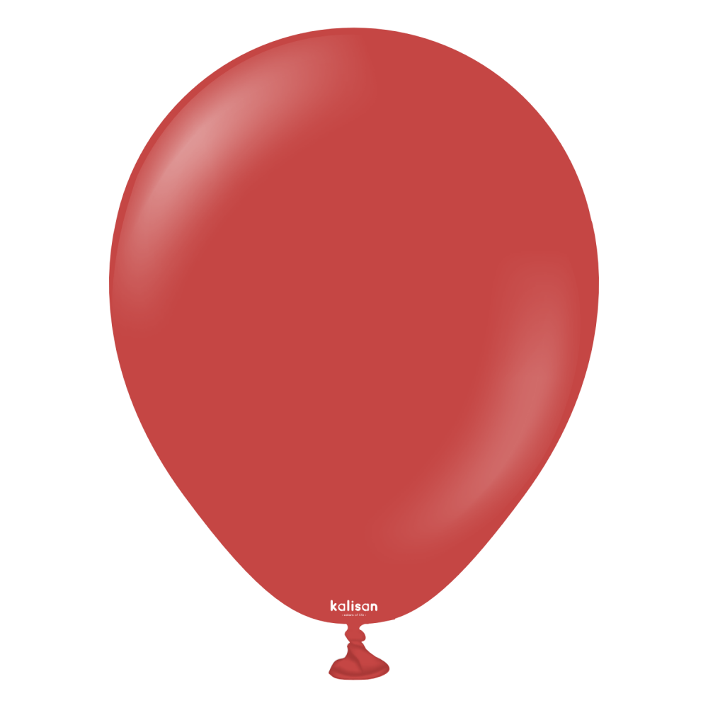 5" Standard Deep Red (100 Stk.)