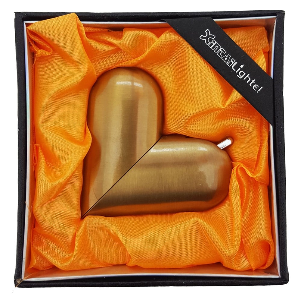 Heart Lighter, Gold (Unfilled)