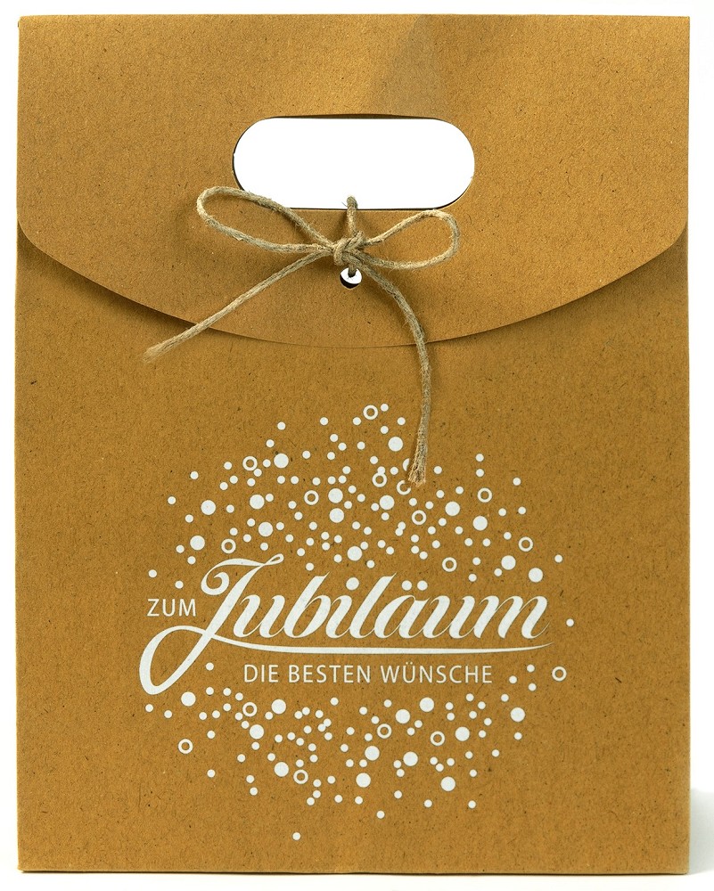 Geschenktüte "Zum Jubiläum die besten Wünsche"