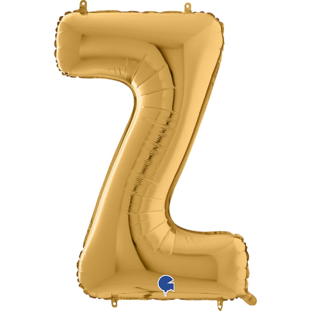 26" Folienbuchstabe "Z" Gold (Altgold)