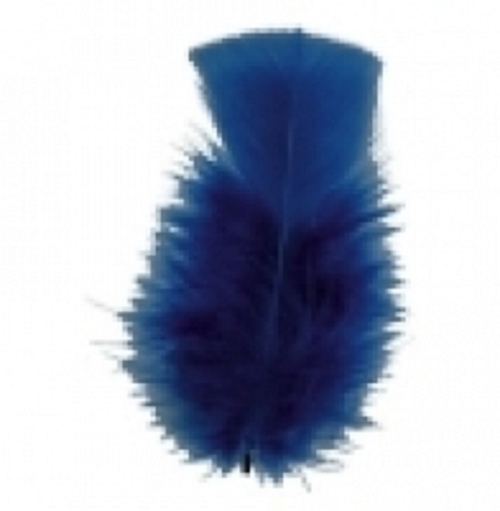 Schmuckfedern blau (100g)