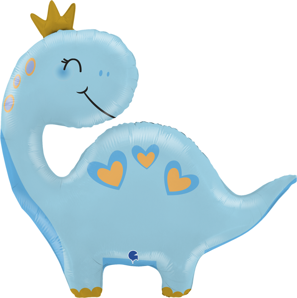 44" Blue Dino
