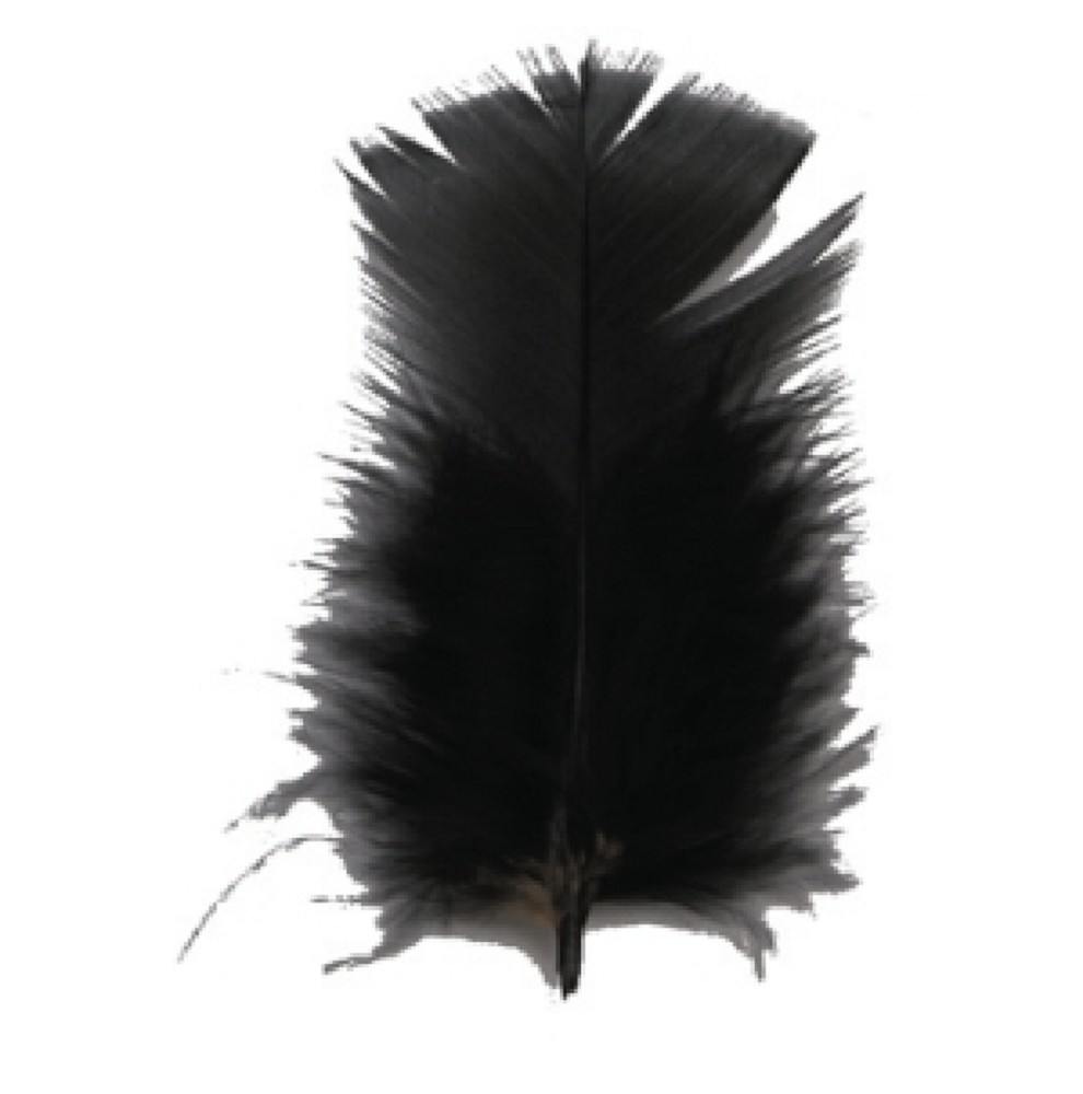 Schmuckfedern schwarz (100g)