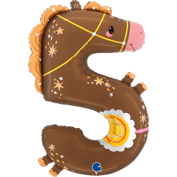 35" The Puppyloons - Number 5 Horse