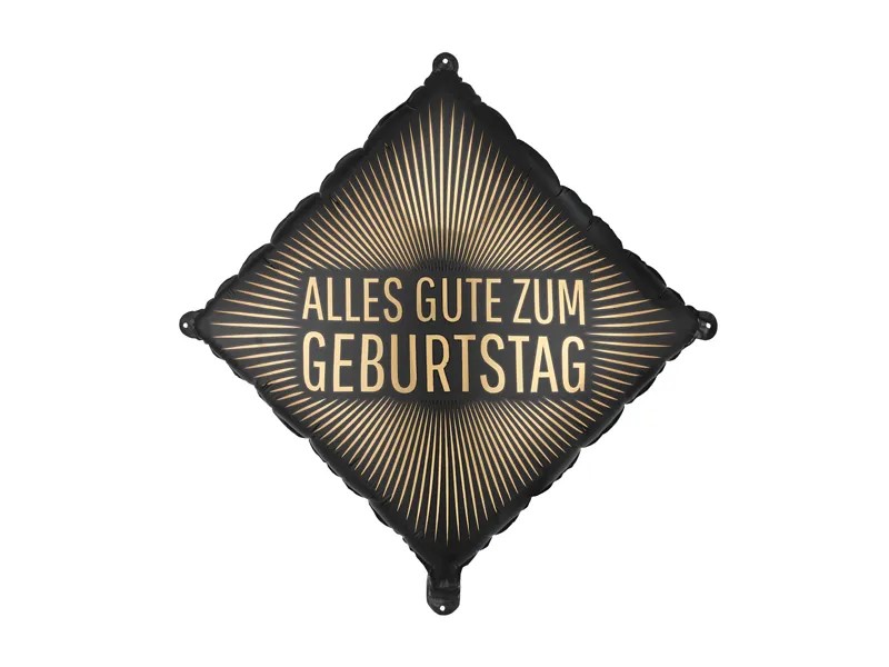 18" Raute ''Alles Gute zum Geburtstag'' (46x46 cm)