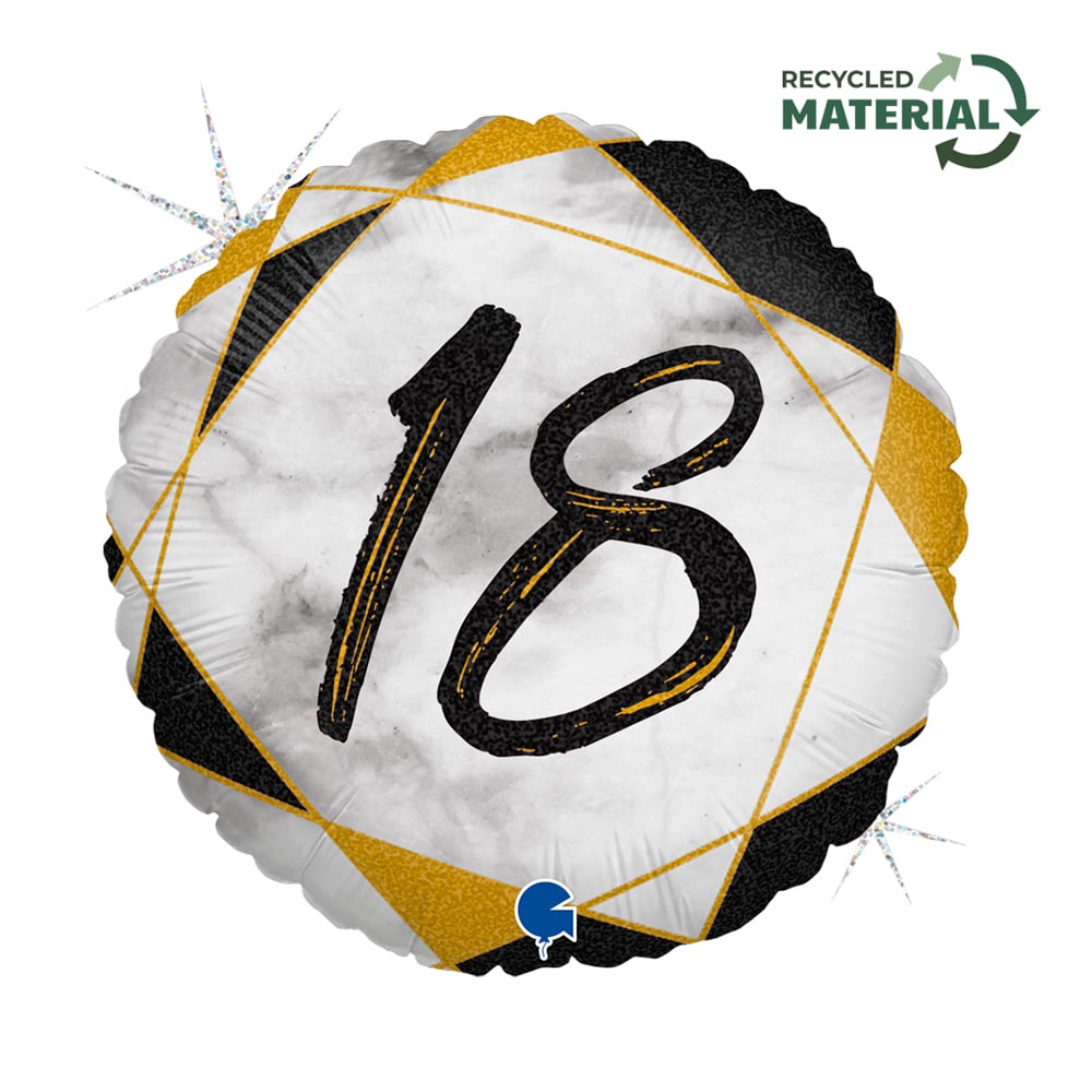 18" Marble Mate "18" Black