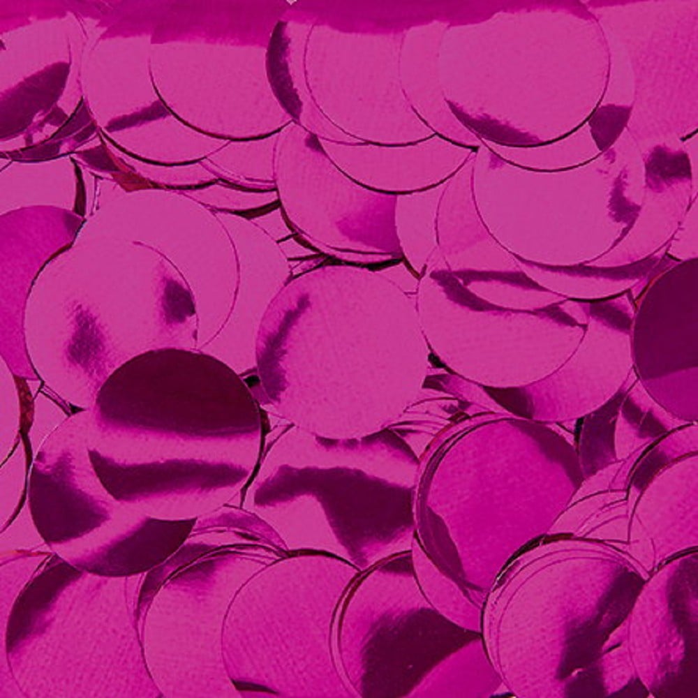 Folienkonfetti Rund 1cm Magenta (1kg)