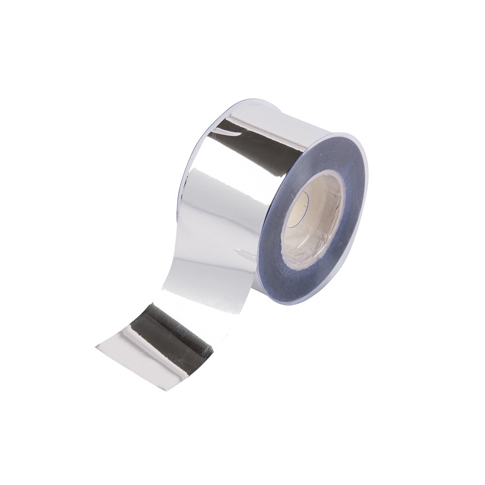 Folienrolle 4cm x 100m Silber
