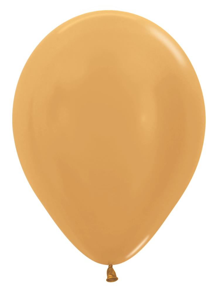 5" Metallic Gold (50 Stück)