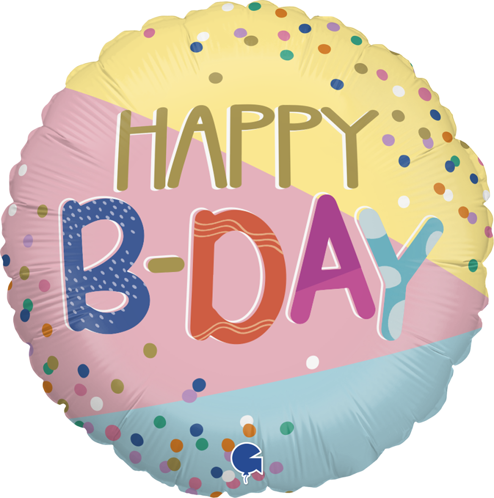 18" Funky Dots B-Day