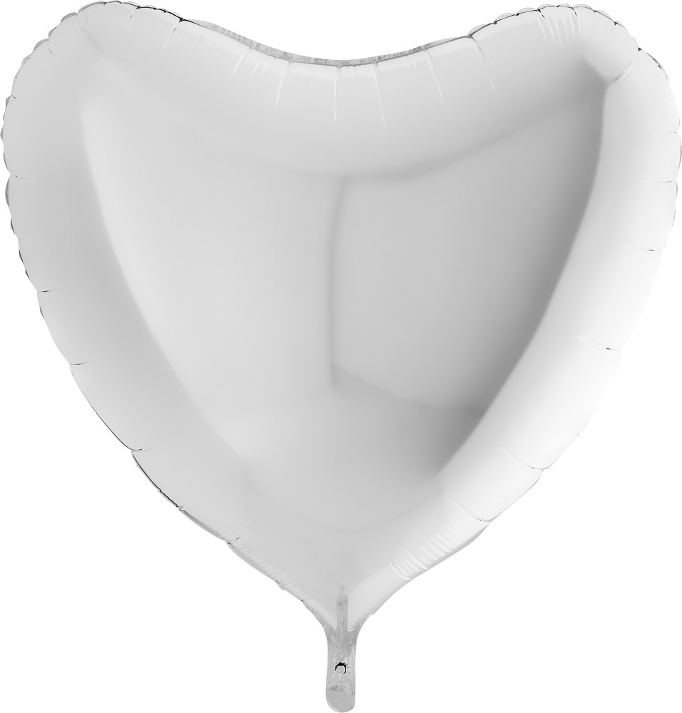 36" Herz White Fluo (unverpackt)