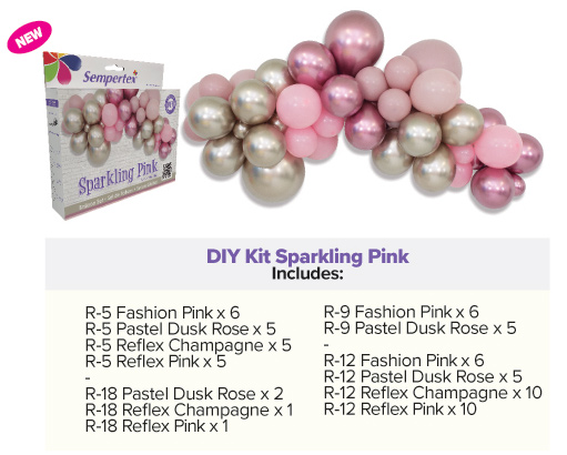 DIY Balloon Kit - Sparkling Pink DIY Balloon Kit - Sparkling Pink