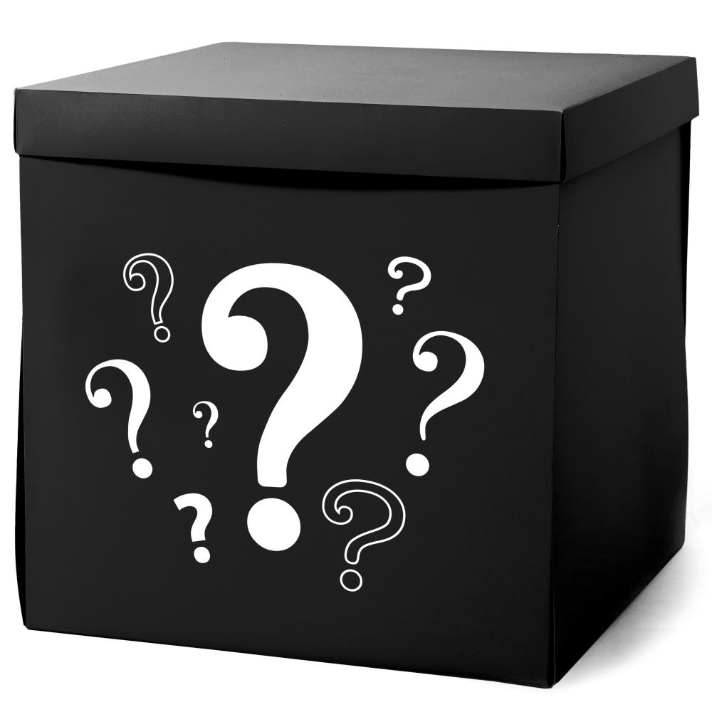 Surprise Box - Schwarz mit Fragezeichen